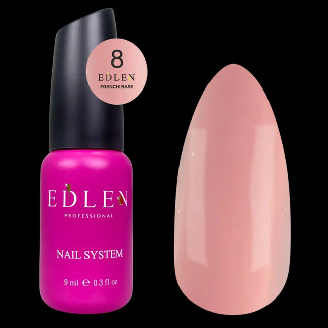 Edlen French Basislaag Flash №8 Caramel Pink 9ml
