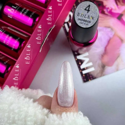 Edlen Cat Eye Impress Nr. 4 Zartrosa 9ml