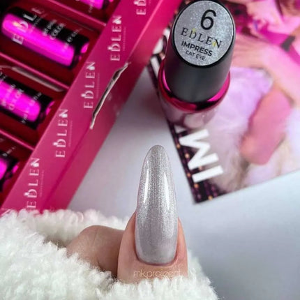 Edler Cat Eye Impress Nr. 6 Blasses Lavendel 9ml