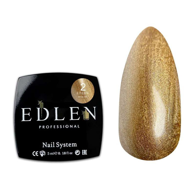 Vernice in gel metallica Edlen colore Oro 5ml