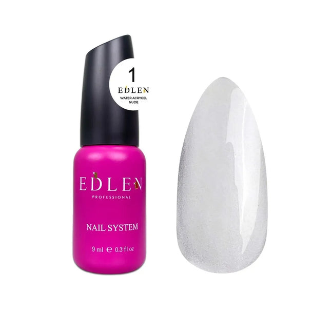 Edlen Water Acrygel №01 Διαυγές 9ml