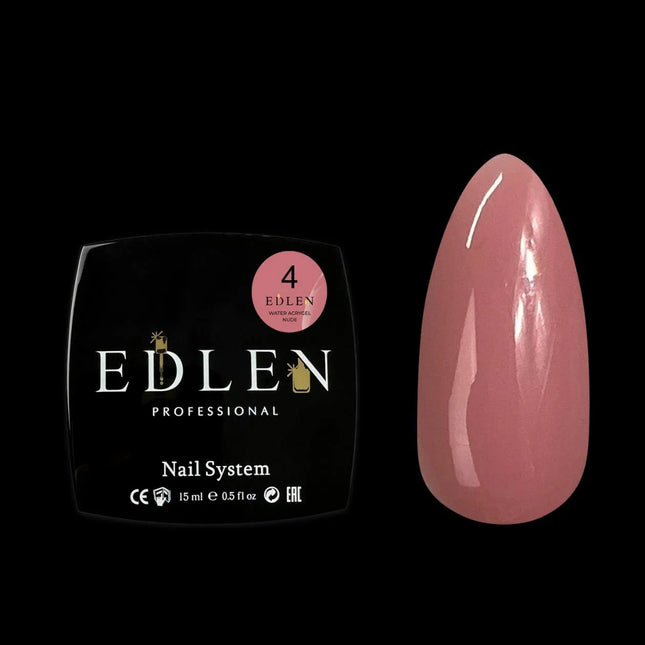 Edlen Water Acrygel №04 Ροδακινί Καφέ 15ml