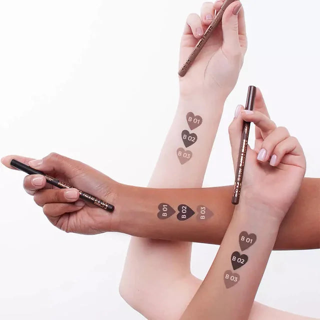 ELAN Powder Eyebrow Pencil Brow Liner Pro B 01 medium brown 1.29g - Eyebrow Pencil