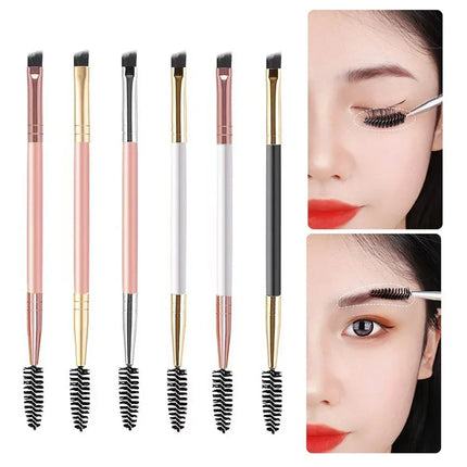 Eyebrow Brush Eyelash Brush Double Head Makeup Brush - Eyebrow and eyelash brushes