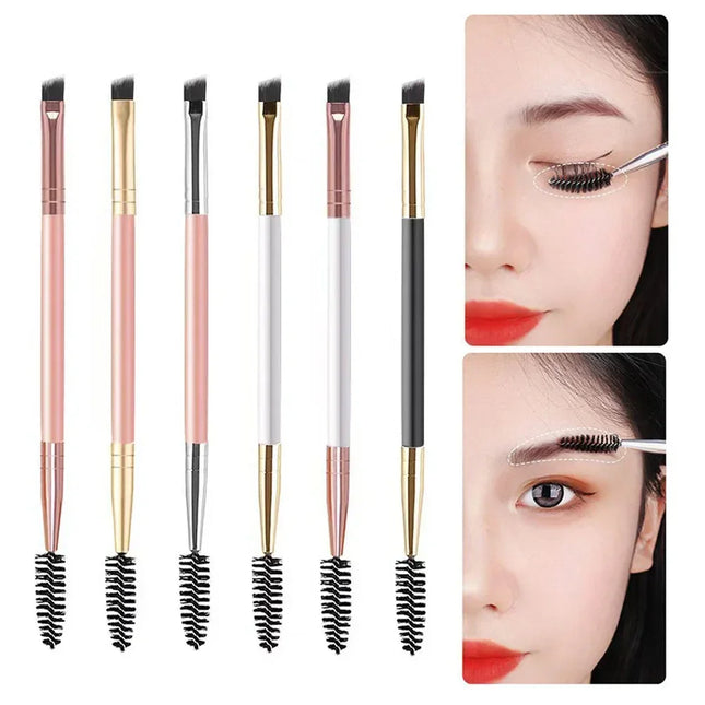 Eyebrow Brush Eyelash Brush Double Head Makeup Brush - Eyebrow and eyelash brushes