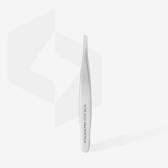 Eyebrow tweezers Staleks Pro Expert 20 Type 4 TE-20/4 - Eyebrow tweezers