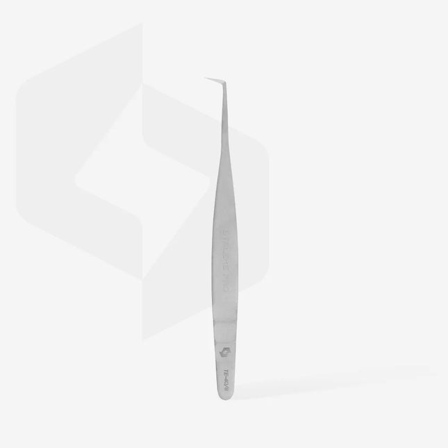 Eyelash tweezers Staleks Pro Expert 40 Type 8 TE-40/8 - Eyelash tweezers