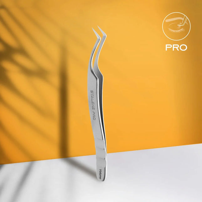 Eyelash tweezers Staleks Pro Expert 41 Type 2 TE-41/2 - Eyelash tweezers