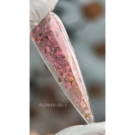 Flower Gel №1 5 ml Saga Professional - Gel paint