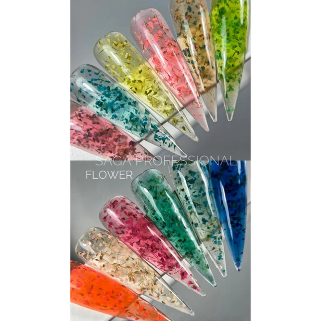 Flower Gel №4 5 ml Saga Professional - Gel paint