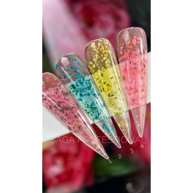 Flower Gel №4 5 ml Saga Professional - Gel paint