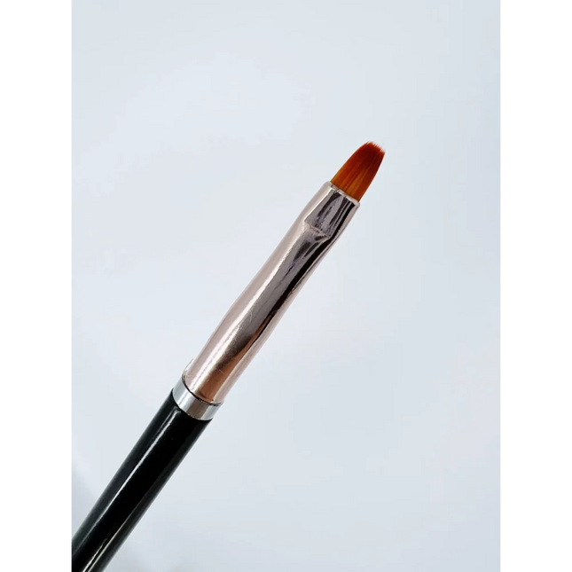Gel Brush Oval Black - Nail Art Brushes