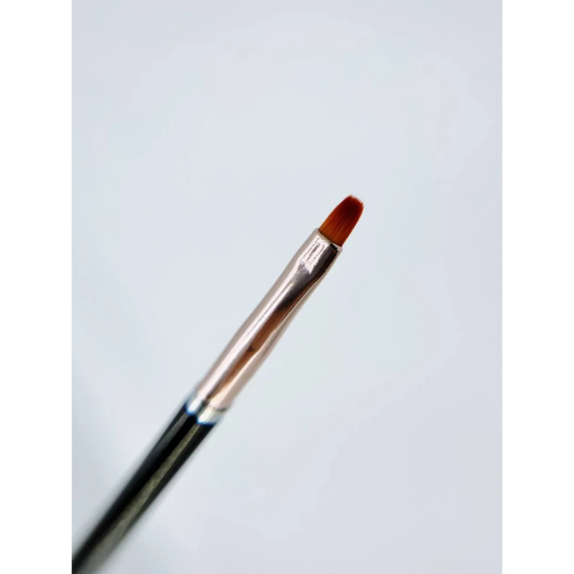 Gel Brush Oval Black (Set 5pcs) - Nail Art Brushes