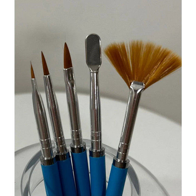Gel Brush Set 5psc - Nail Art Brushes