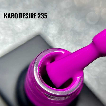 Lac de unghii gel Desire 230 Safety orange 8ml KARO