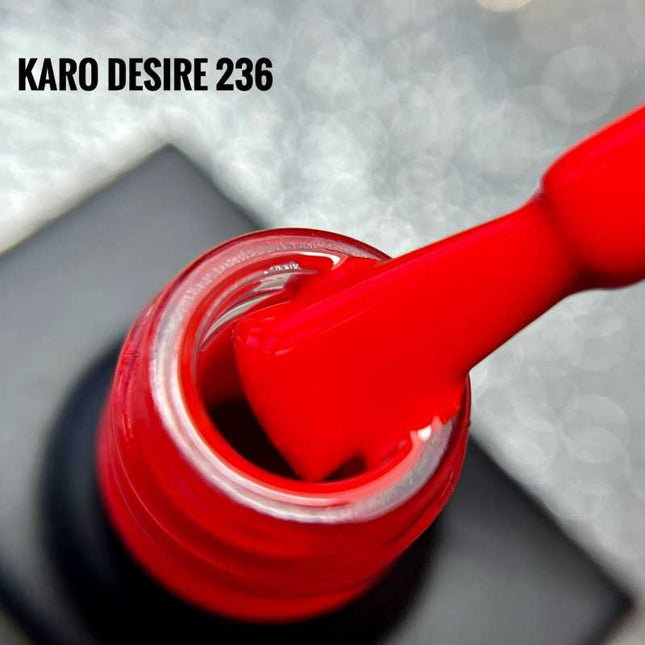 Gel Polish Desire 236 Bright Red 8ml KARO