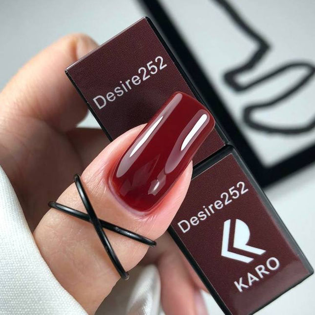 Gel Polish Desire 252 Dark Burgundy 8ml KARO
