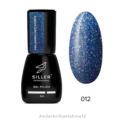 Gel Polish Brilliant Shine №12 8 ml Siller - Gel Nail Polish