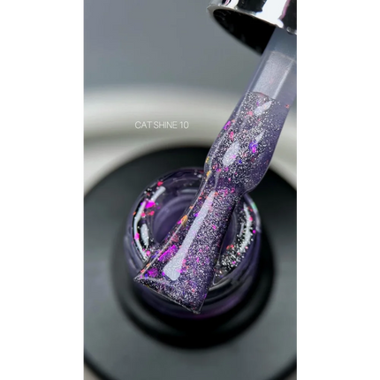 Gel polish Cat Shine №10 9 ml Saga Professional - Gel Nail Polish