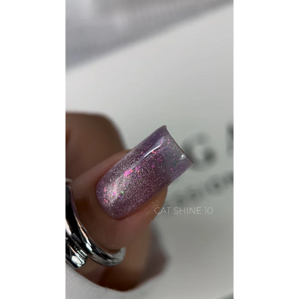Gel polish Cat Shine №10 9 ml Saga Professional - Gel Nail Polish