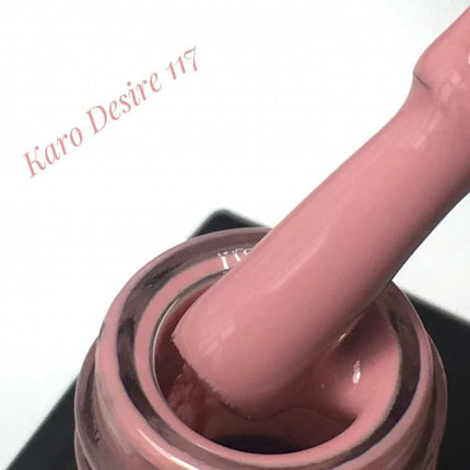 Gel Polish Desire 117 Salmon pink 8ml KARO - Gel Nail Polish