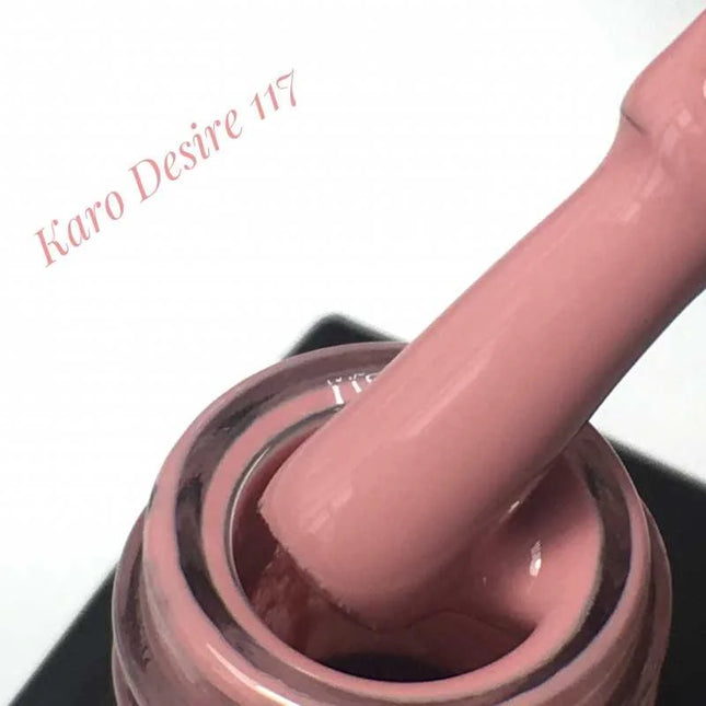Gel Polish Desire 117 Salmon pink 8ml KARO - Gel Nail Polish