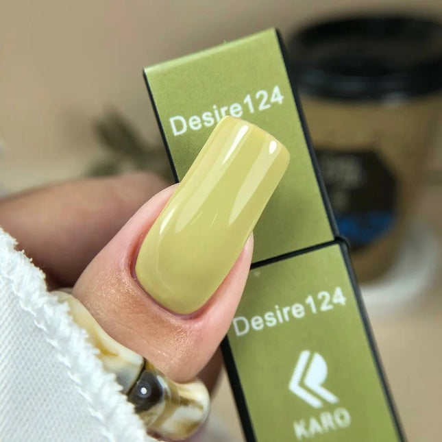 Gel Polish Desire 124 Stem green 8ml KARO - Gel Nail Polish
