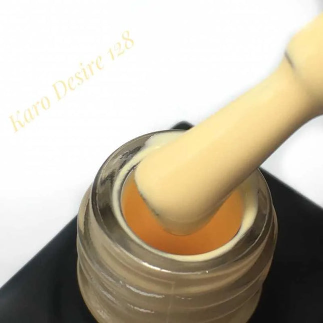 Gel Polish Desire 128 Canary yellow 8ml KARO - Gel Nail Polish