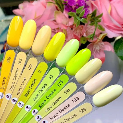 Gel Polish Desire 143 Mustard yellow 8ml KARO - Gel Nail Polish