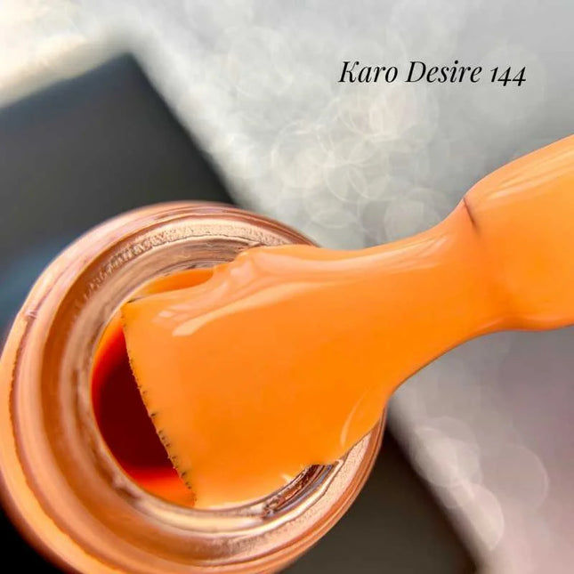 Gel Polish Desire 144 Pastel orange 8ml KARO - Gel Nail Polish