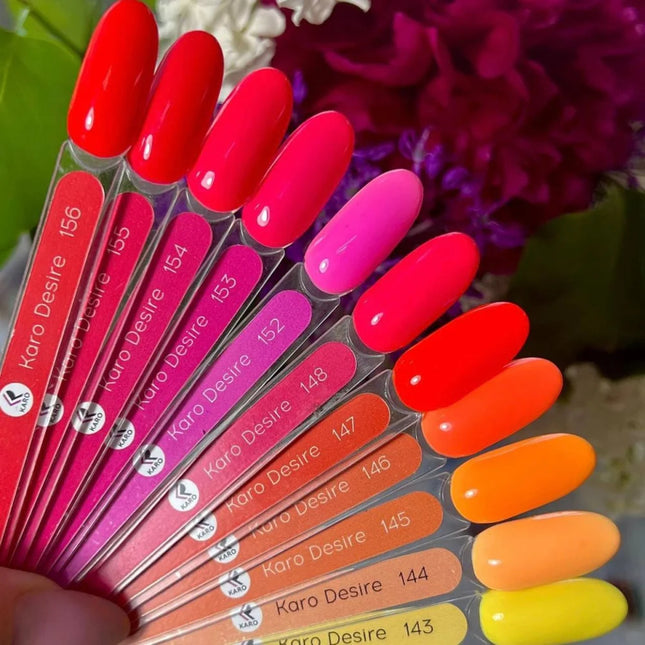 Gel Polish Desire 144 Pastel orange 8ml KARO - Gel Nail Polish
