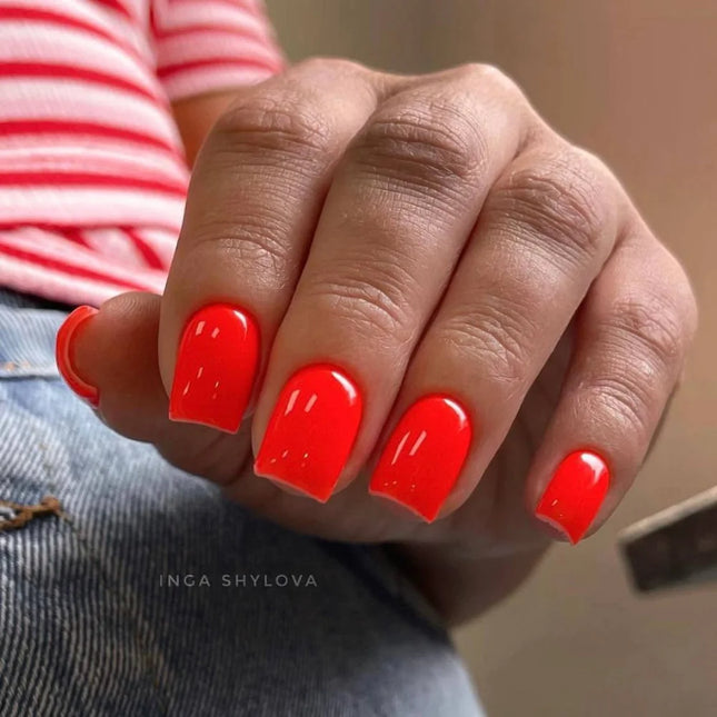 Gel Polish Desire 147 Red orange 8ml KARO - Gel Nail Polish