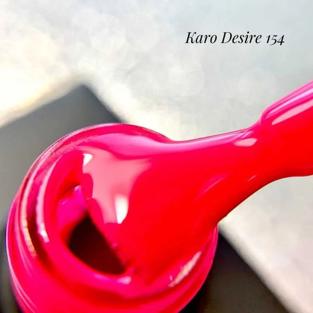 Gel Polish Desire 154 Neon Fuchsia 8ml KARO - Gel Nail Polish