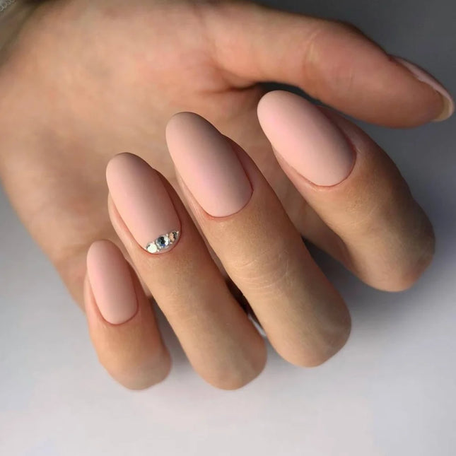 Gel Polish Desire 158 Pinkish beige with shimmer 8ml KARO - Gel Nail Polish