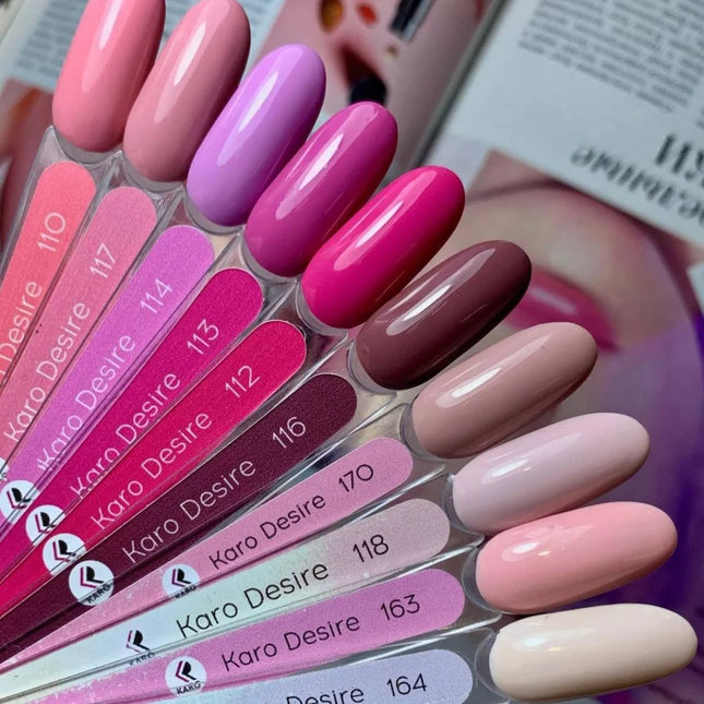 Gel Polish Desire 163 Light Blush 8ml KARO - Gel Nail Polish