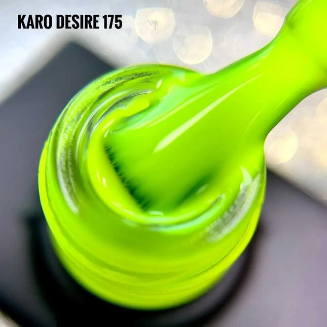 Gel Polish Desire 175 Electric Lime 8ml KARO - Gel Nail Polish