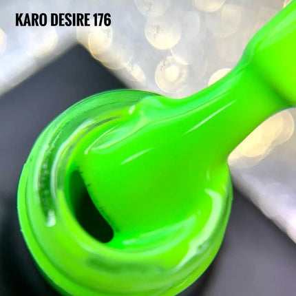 Gel Polish Desire 176 Neon green 8ml KARO - Gel Nail Polish