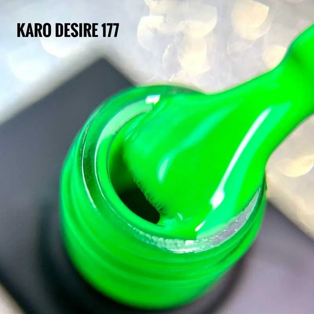 Gel Polish Desire 177 Emerald green 8ml KARO - Gel Nail Polish