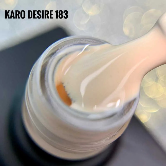 Gel Polish Desire 183 Cream yellow 8ml KARO - Gel Nail Polish