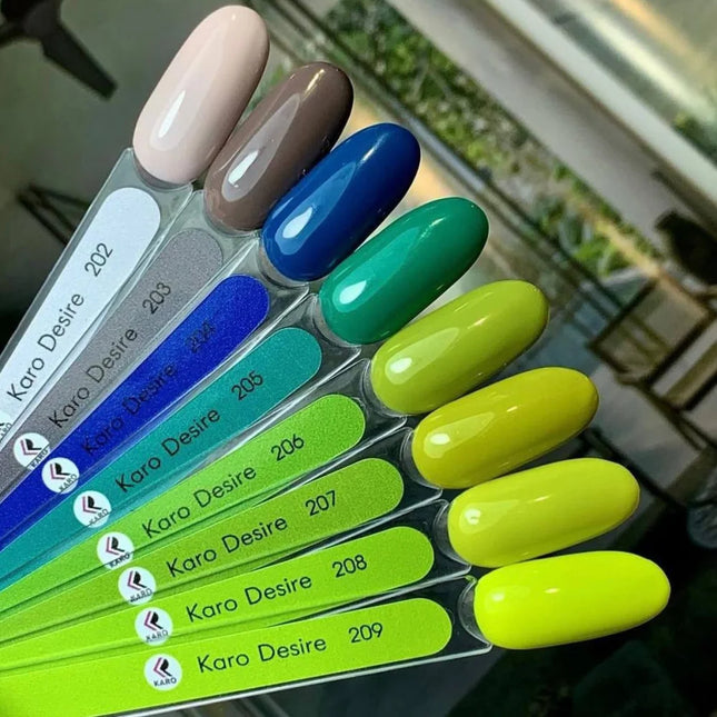 Gel Polish Desire 208 Chartreuse 8ml KARO - Gel Nail Polish