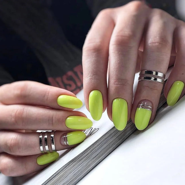 Gel Polish Desire №10 Lime Yellow 8ml KARO - Gel Nail Polish