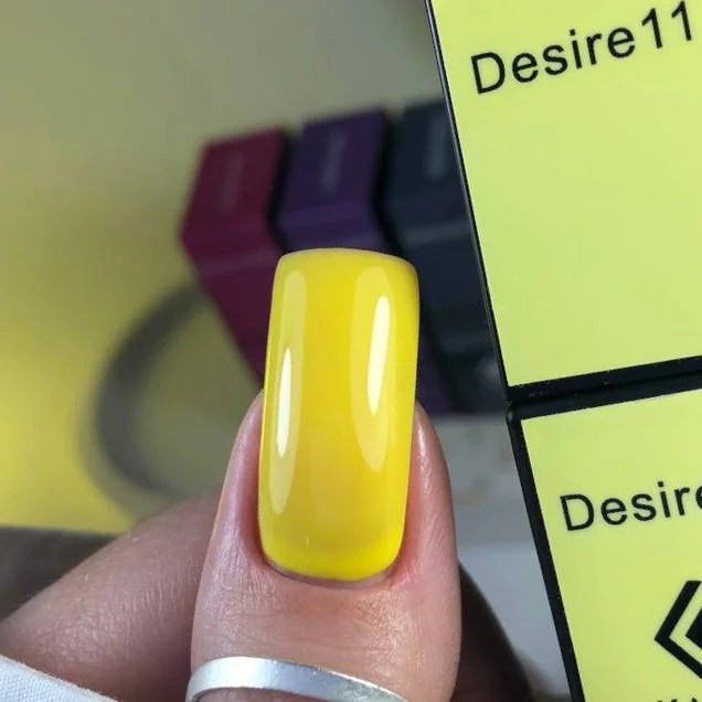 Gel Polish Desire №11 Yellow 8ml KARO - Gel Nail Polish