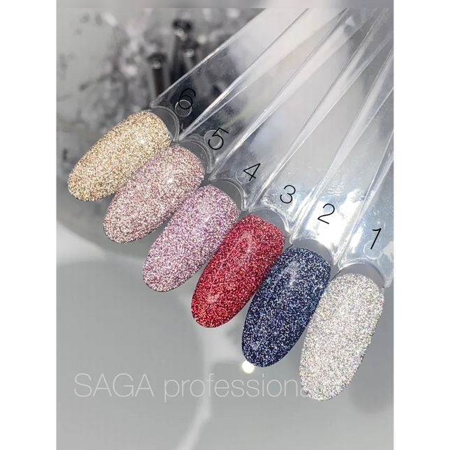 Gel polish Fiery №1 9 ml Saga Professional - Gel Nail Polish