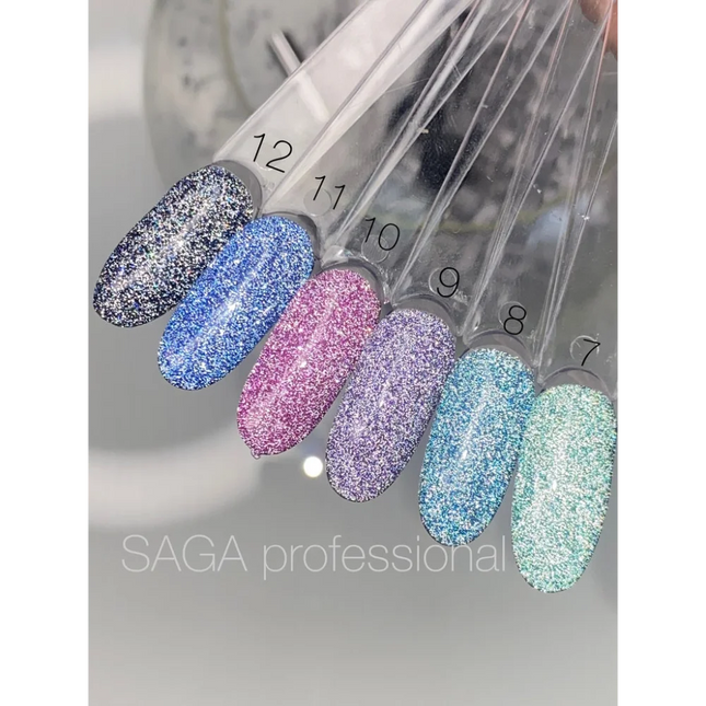 Gel polish Fiery №12 9 ml Saga Professional - Gel Nail Polish