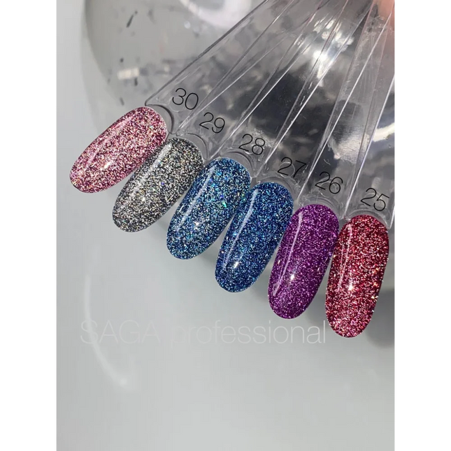 Gel polish Fiery №27 9 ml Saga Professional - Gel Nail Polish