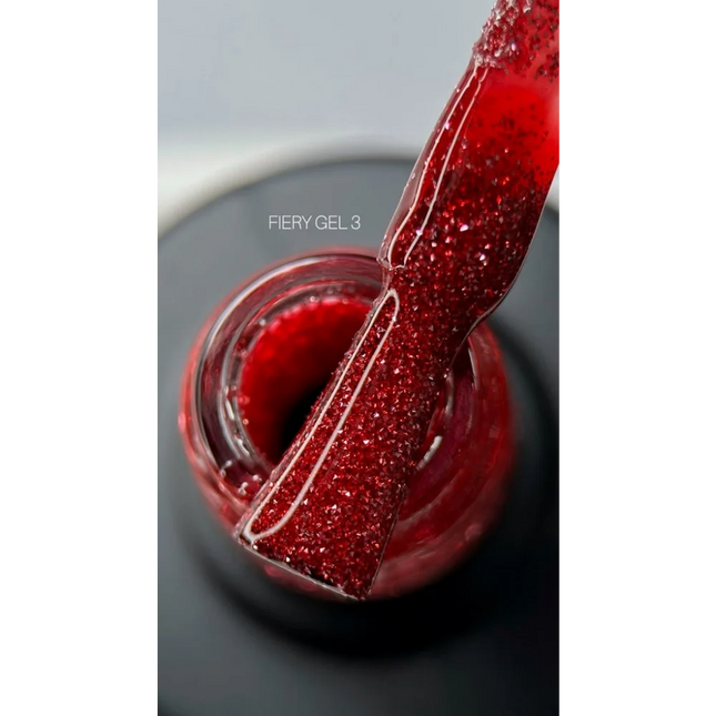 Gel polish Fiery №3 9 ml Saga Professional - Gel Nail Polish