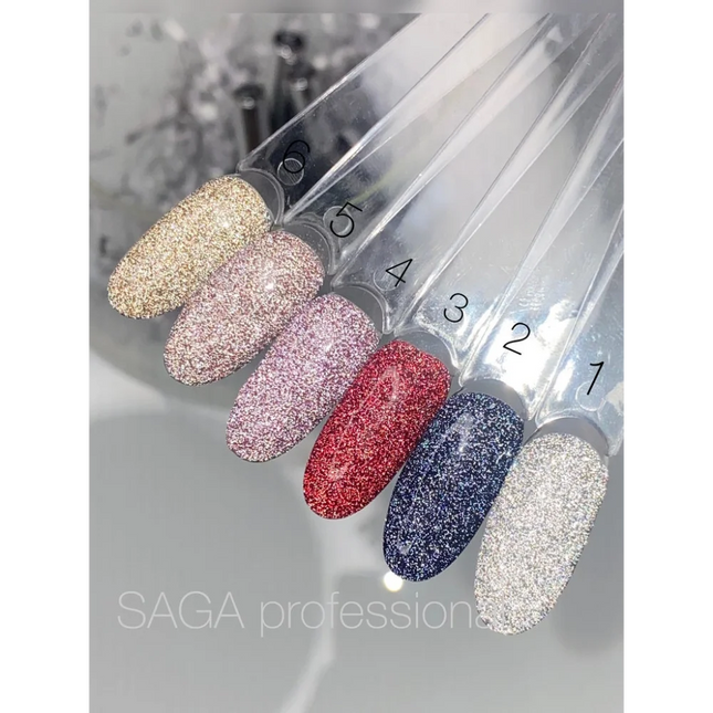 Gel polish Fiery №6 9 ml Saga Professional - Gel Nail Polish