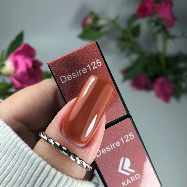 Gel Polish Desire №125 brown leather 8ml KARO