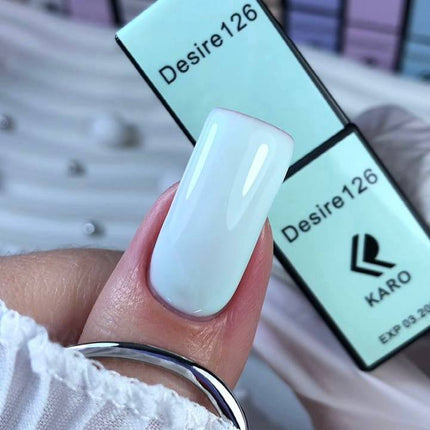 Βερνίκι Gel Desire №126 μέντα μπλε 8ml KARO