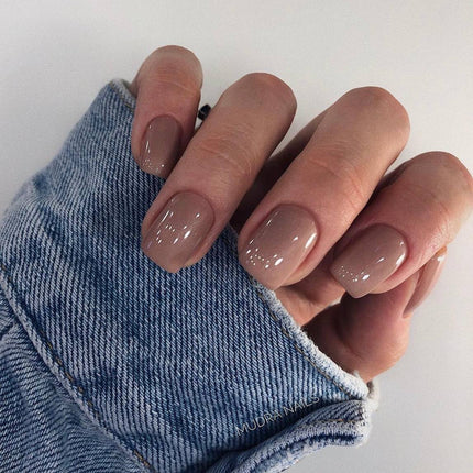 Gel-Lack Desire №159 dunkelbeige mit Schimmer 8ml KARO
